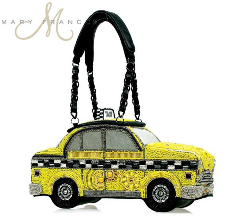 Winnipeg Style Taxi clutch handbag